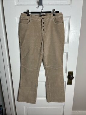 Vintage Route 66 Beige Corduroy Pants